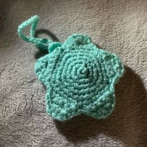 Crochet mini bag pouch bag hanger